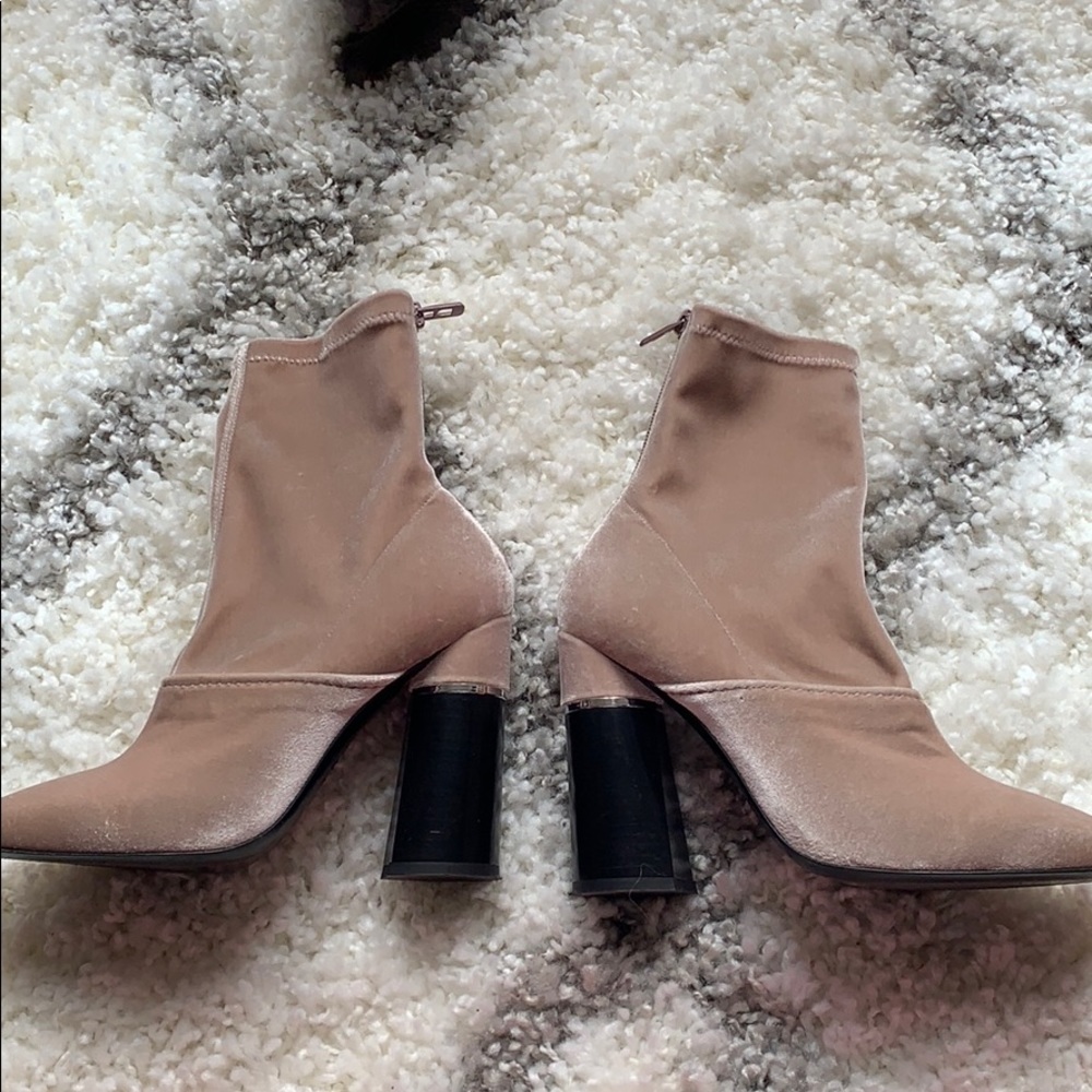 Philip Lim velvet Booties WORN ONCE